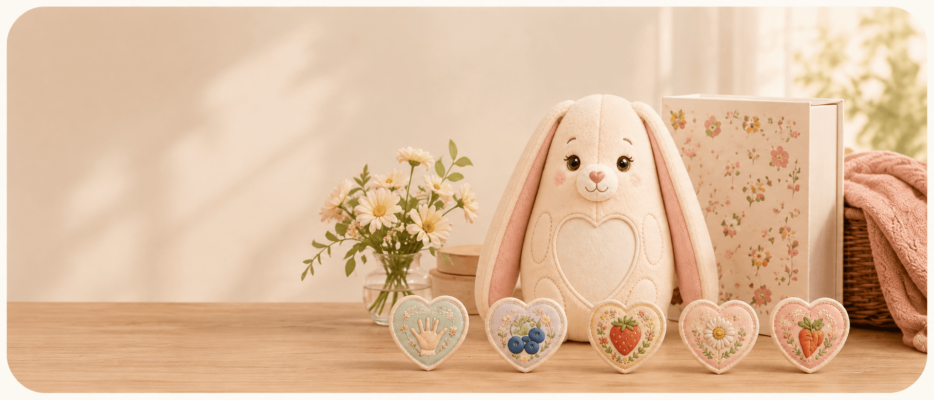 A warm Tummy Bunnies world scene